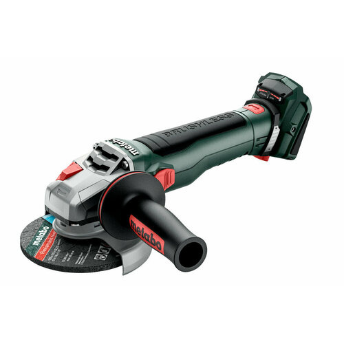 фото Аккумуляторная угловая шлифмашина metabo wb 18 lt bl 11-125 quick (613054850)