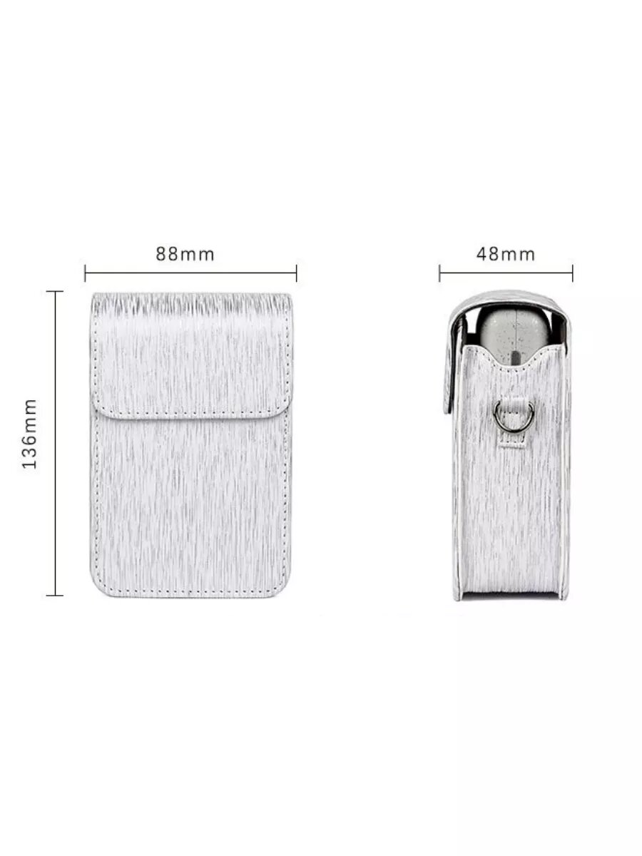 Чехол для Instax mini Liplay из искусственной кожи, ремень, защитный — фото 1