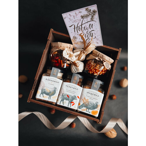 Подарочный набор bon marche spb / подарок на новый год и рождество для мужчин и женщин