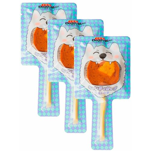 Лакомство для собак Japan Premium Pet Мясная карамелька на палочке на основе ягнёнка и батата , 3 уп х18 г