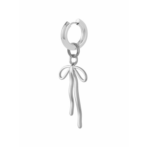 Моносерьга LUMINORA размер 20 мм серебристый 2230₽