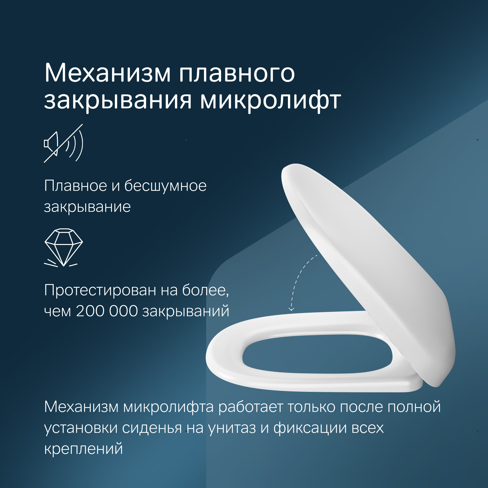 Картинки Сиденье для унитаза AM.PM Sensation с микролифтом, быстросъемное