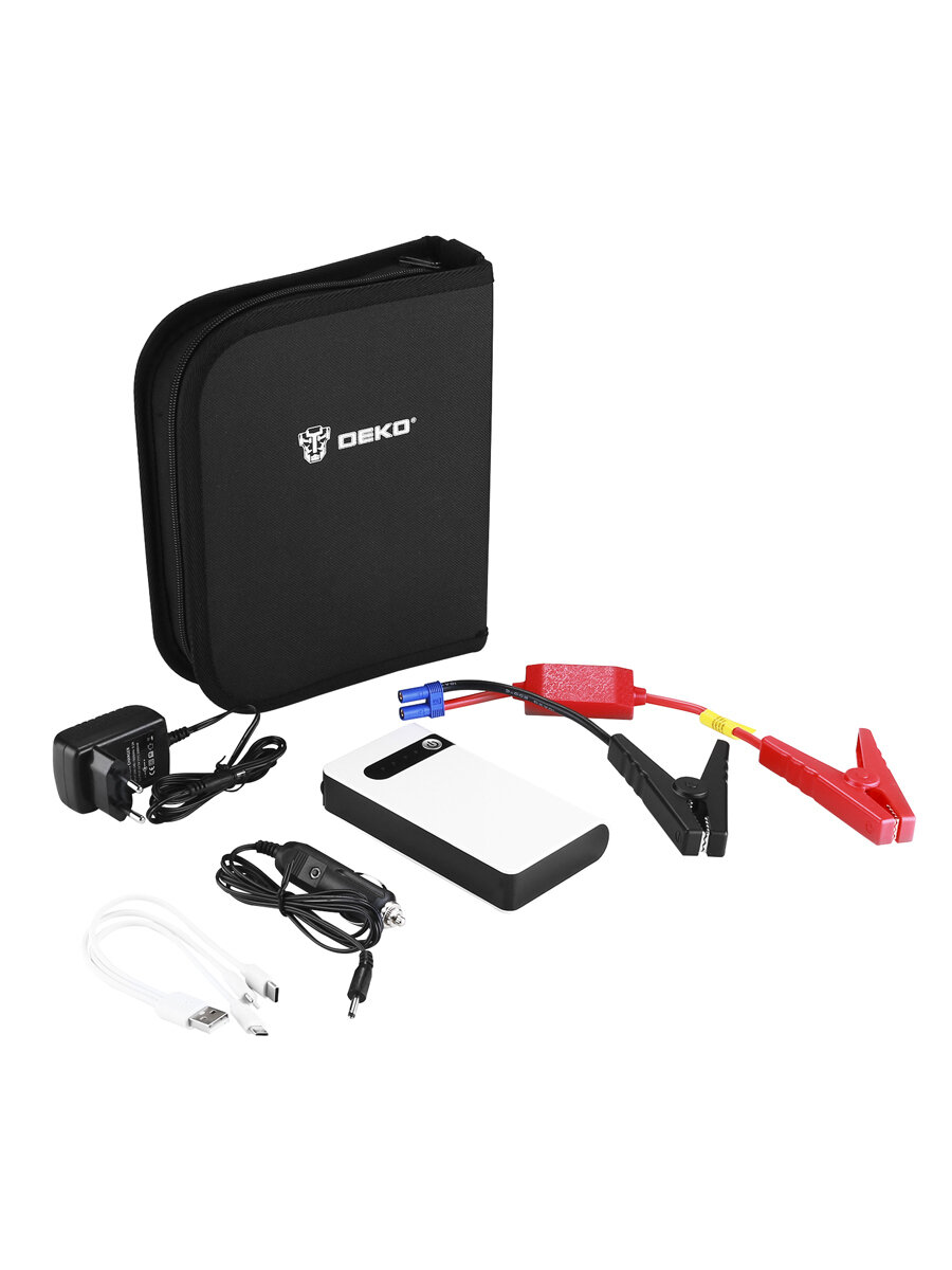 Пуско-зарядное устройство (power bank) DEKO DKJS11000, 220 В, 11000мАч