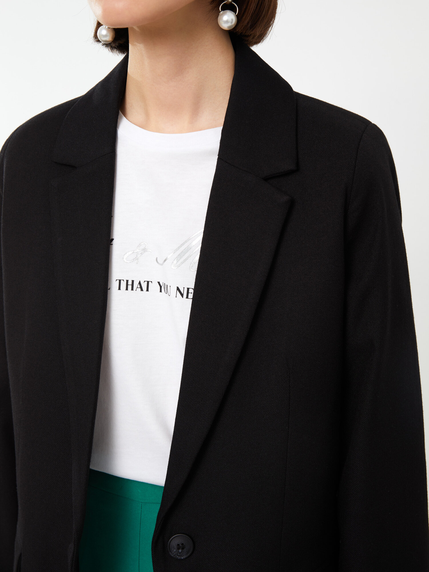 Пиджак LC Waikiki, размер 34, черный — фото 1