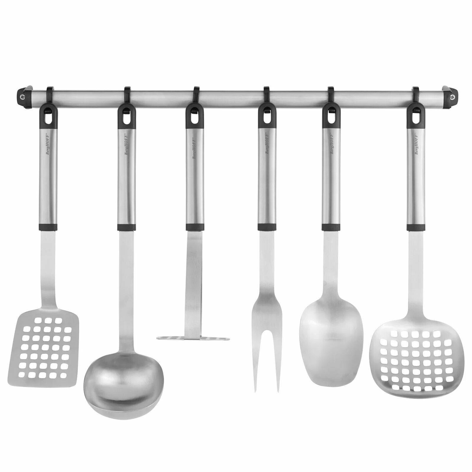 Набор столовых приборов BergHOFF Essentials 1308055, нержавеющая сталь, 8 предметов, черный цвет