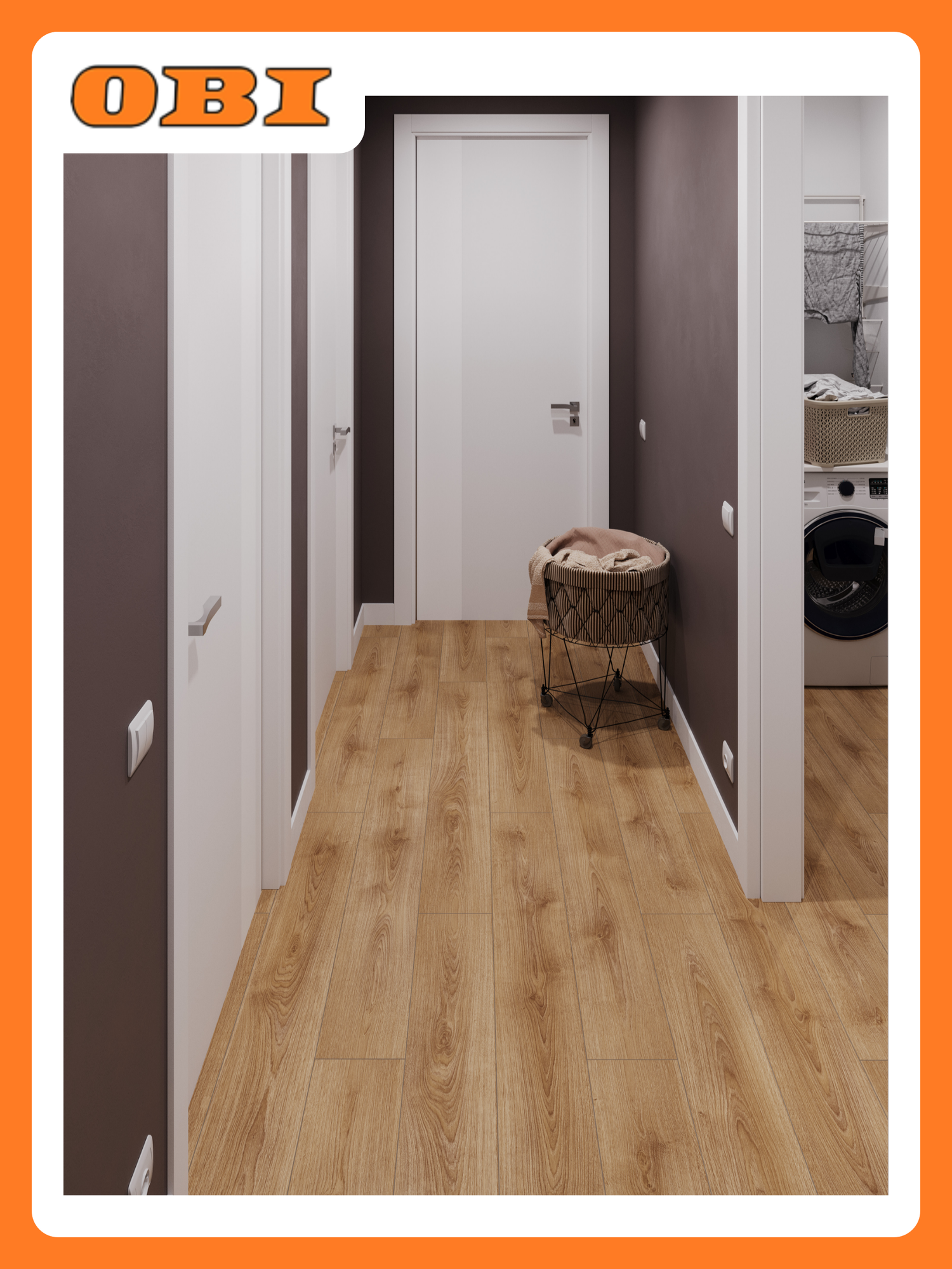 Ламинат 33 класс 8 мм EGGER HOME AQUA PLUS Дуб брукс медовый 1995