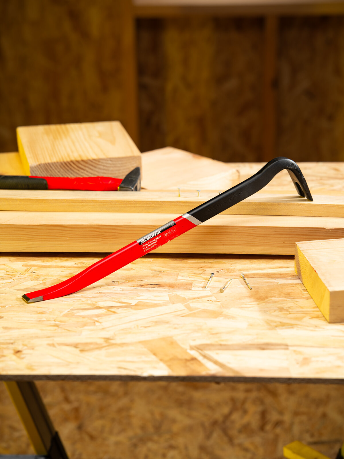 Лом-гвоздодер усиленный Matrix 450х25х12 мм 25231 — фото 1