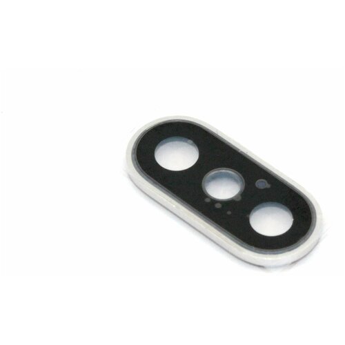 Стекло камеры для мобильного телефона (смартфона) Apple iPhone XS Max с рамкой серебристое стекло задней камеры для apple iphone xs iphone xs max