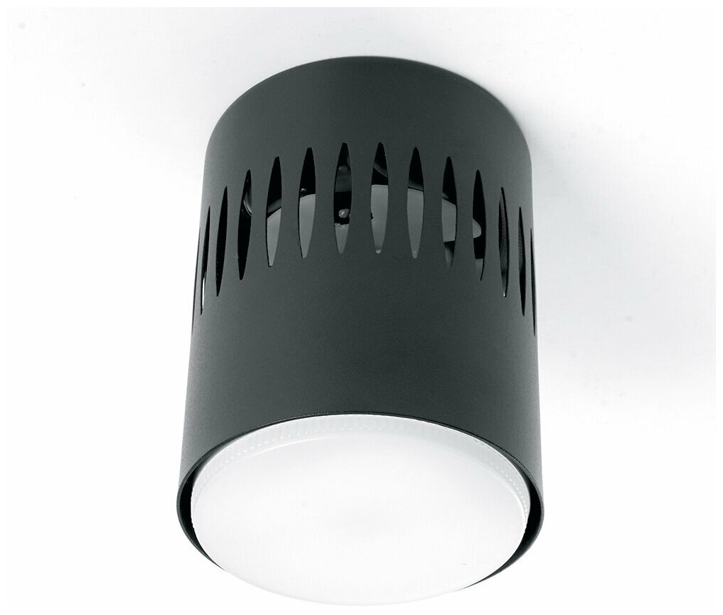 фото Светильник потолочный Feron HL349 12W, 230V, GX53 и подсветка 1W, 4000K, черный, 41460