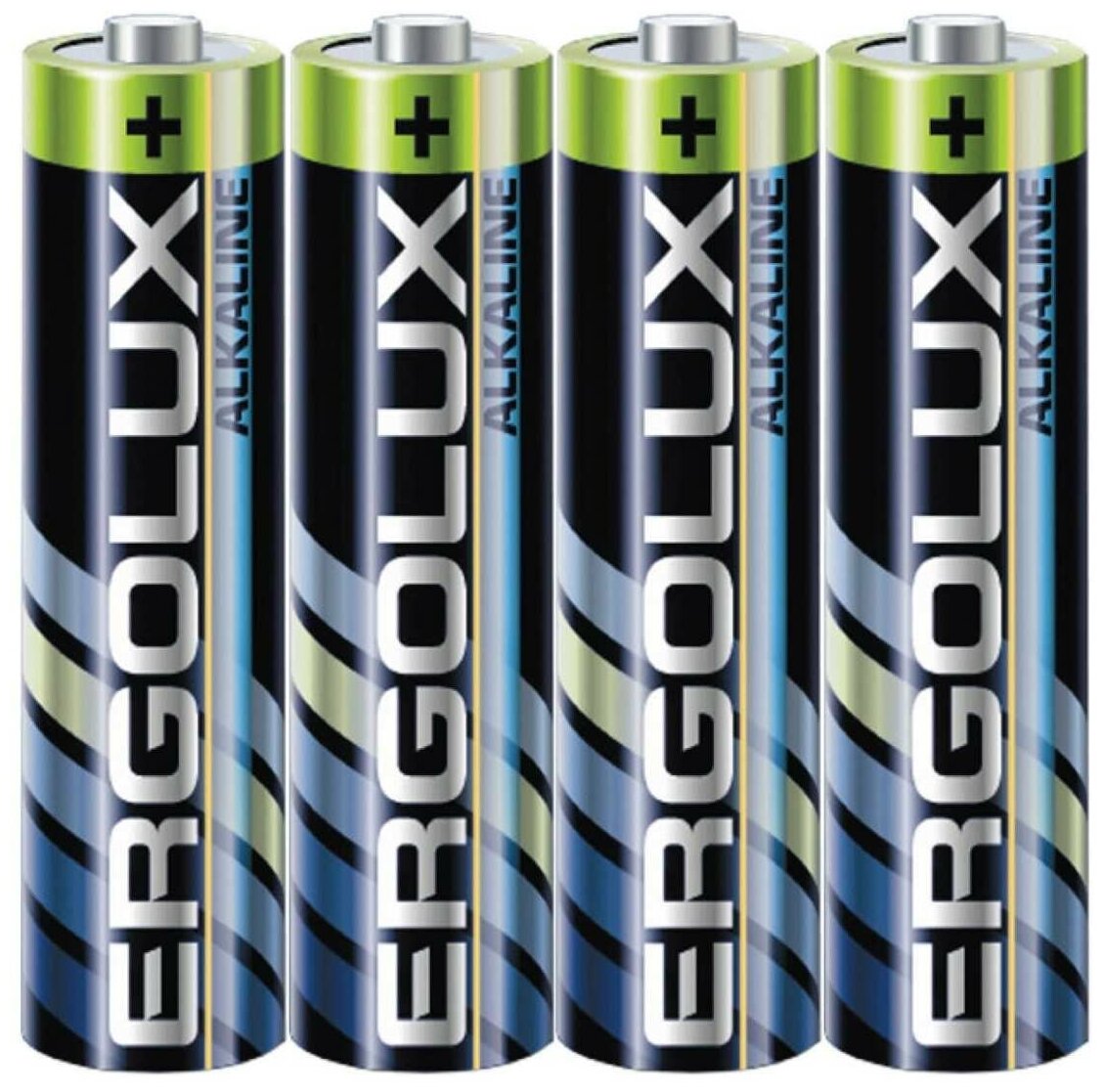 Батарея Ergolux Alkaline LR03 SR4 AAA 1150mAh (4шт) спайка