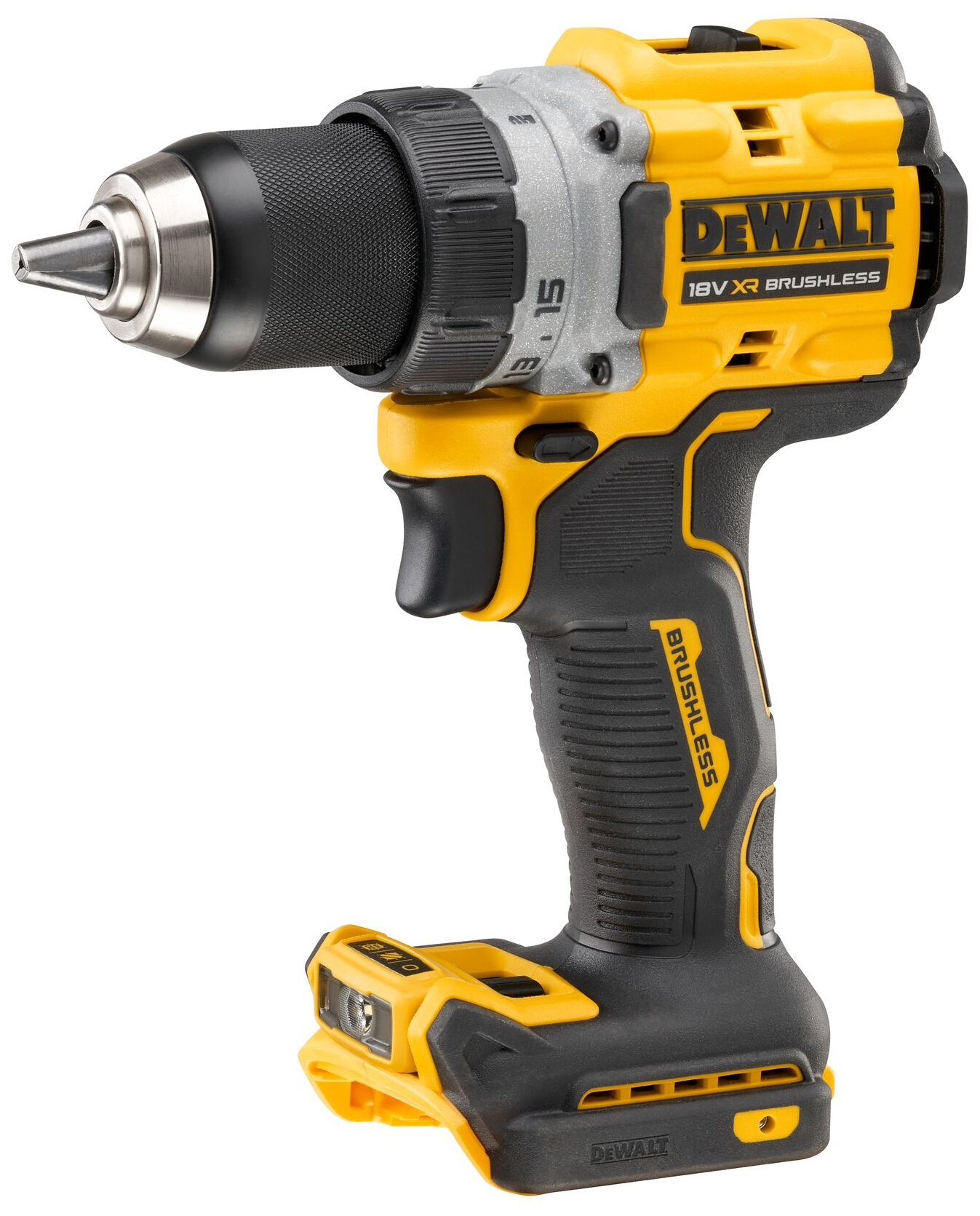 Аккумуляторная безударная бесщеточная дрель-шуруповерт DEWALT DCD800NT, 18 В, без аккумулятора и зу