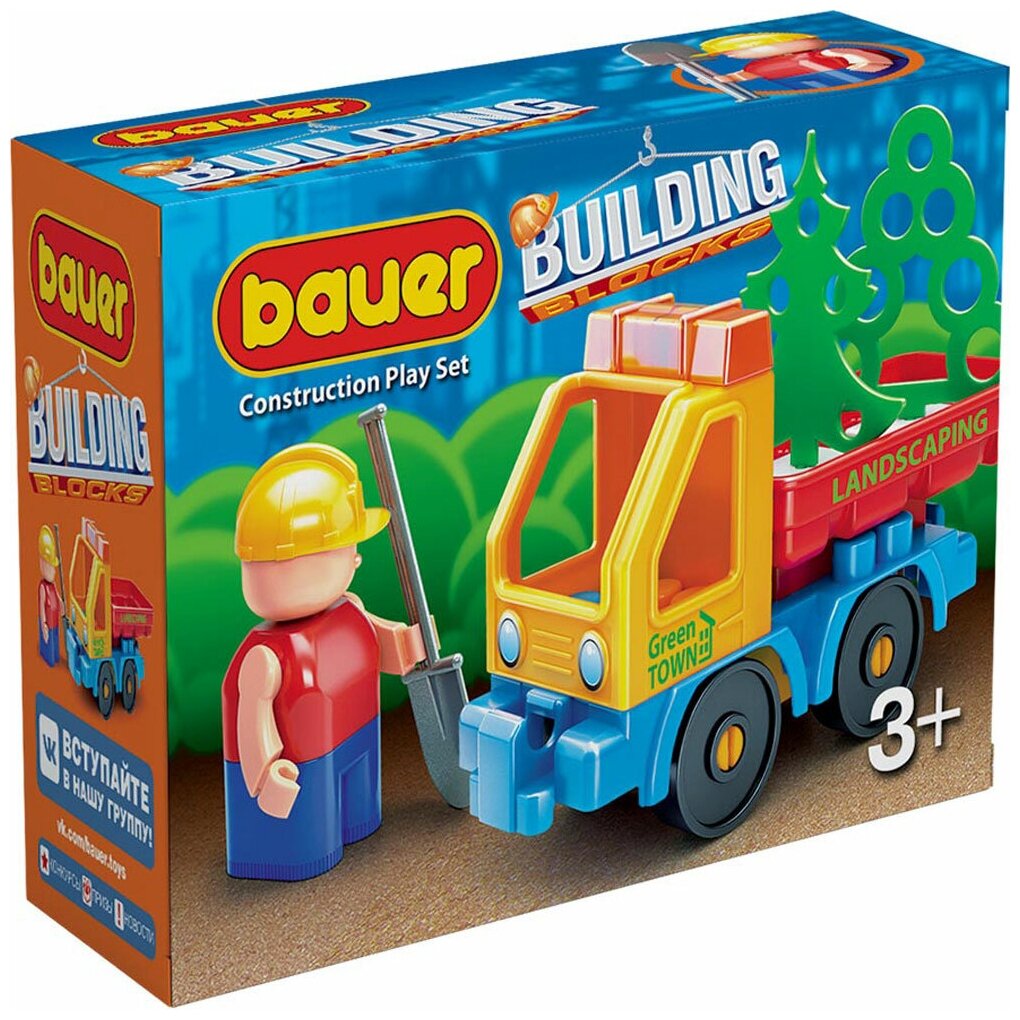 Конструктор "Стройка" набор с грузовиком 656 9305011