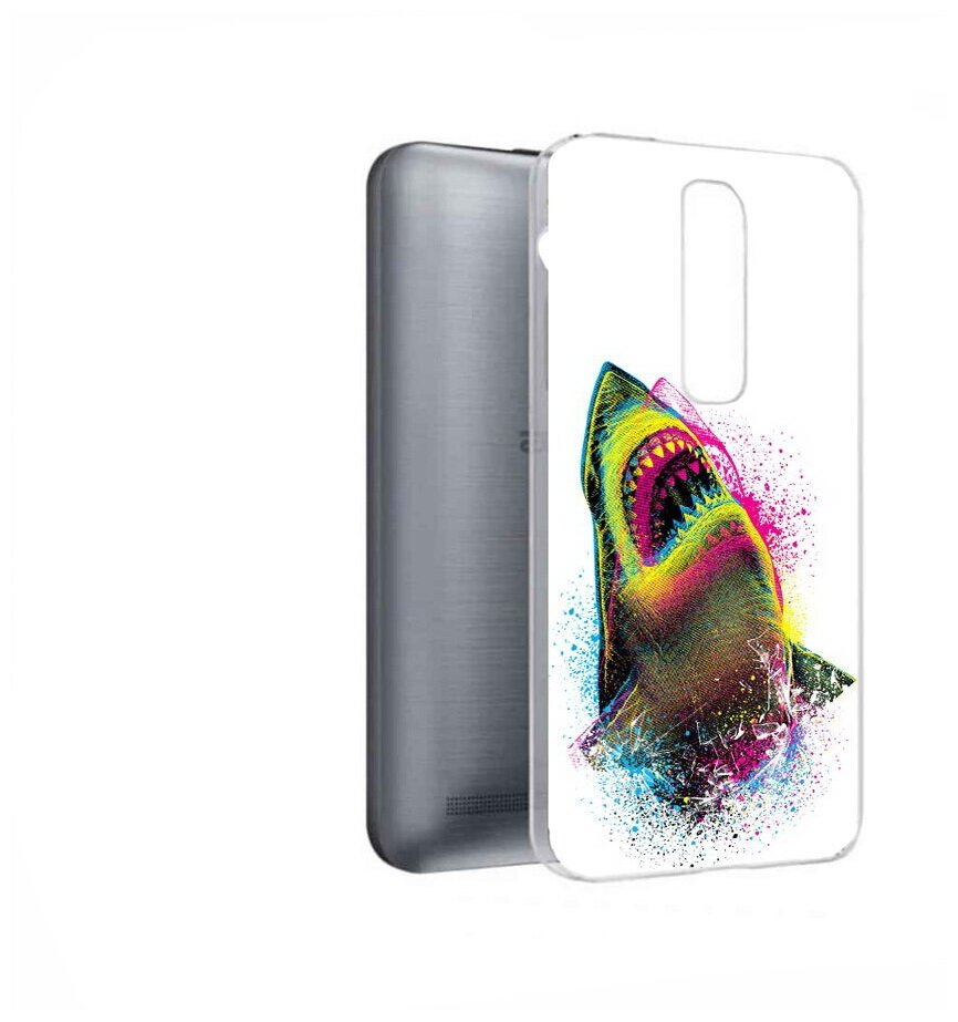 Чехол задняя-панель-накладка-бампер MyPads челюсти-2 для ASUS Zenfone 2 Laser ZE601KL 6.0 (Z011D) противоударный