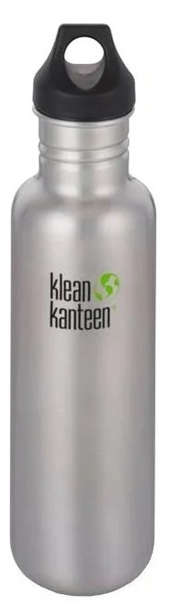 Бутылка Klean Kanteen Classic Loop 27oz (800 мл) (Brushed Stainless)