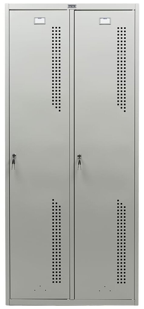 Шкаф для раздевалок Практик LS (LE) - 21-80, 1830*813*500, 2 секции