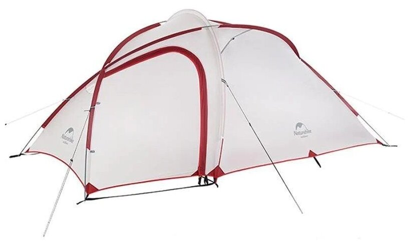 Палатка Naturehike Hiby One Big Bedroom 2-3 Man Tent 20D Grey/Red