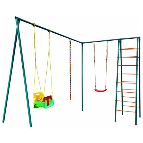 Комплекс BabyGrad Trampoline park - Элит (спортивно-игровая площадка для дачи и улицы)