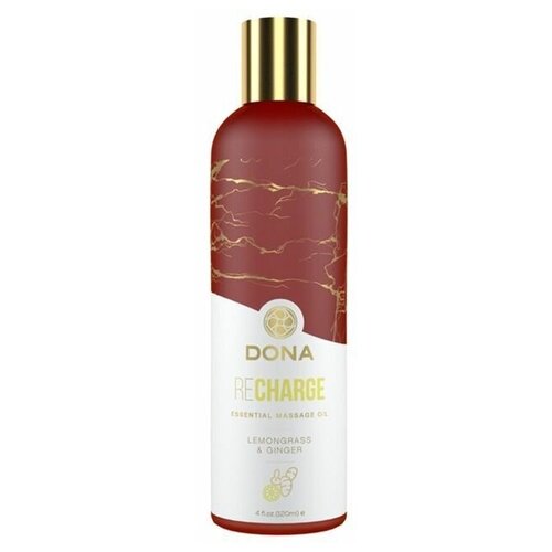 Массажное масло с ароматом лемонграсса и имбиря - 120 мл.