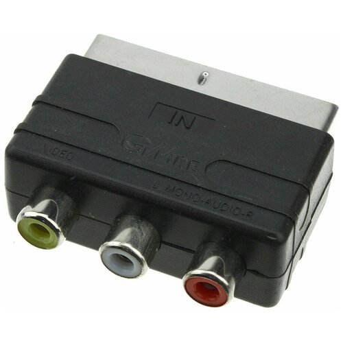 переходник 3rca g scart с переключателем Переходник 3RCA(G)-SCART