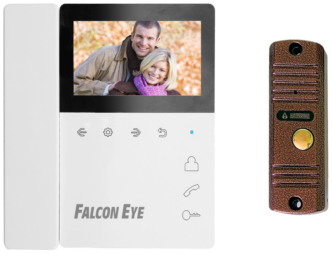 Falcon Eye Комплект домофона Lira AVC-305 PAL Медь Lira + AVC-305 PAL Медь