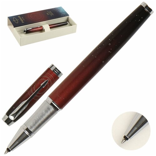 Ручка роллер, подарочная, F (fine) 0,8 мм, цвет корпуса рисунок PORTAL Parker 2152997 - 1 шт.