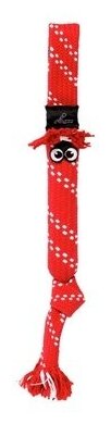 Rogz Игрушка веревочная шуршащая SCRUBZ , малая, красный (SCRUBZ ROPE TUG TOY SM) SC01C | SCRUBZ ROPE TUG TOY, 0,03 кг