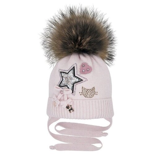 Шапка mialt, размер 48-50, розовый шапка mialt размер 48 50 розовый