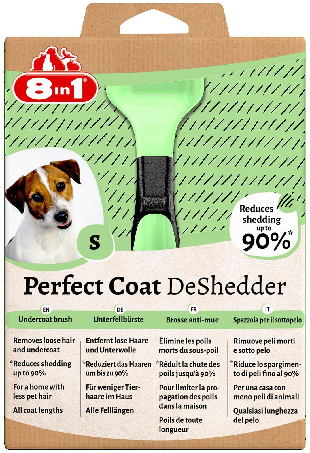 Дешеддер 8 in 1 Perfect Coat S для мелких собак - фотография № 12