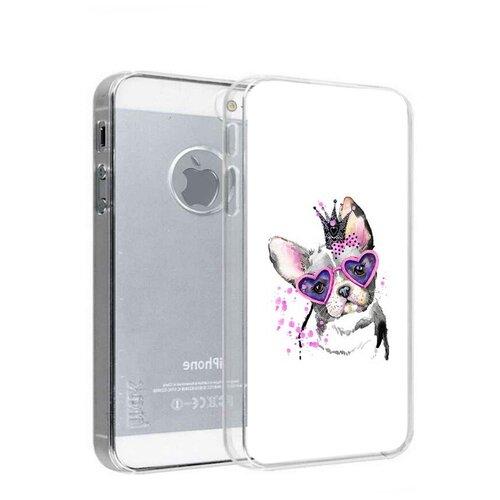 Чехол задняя-панель-накладка-бампер MyPads принцесса для iPhone 5/5S/SE/5SE противоударный чехол задняя панель накладка бампер mypads мононоке для iphone 5 5s se 5se противоударный