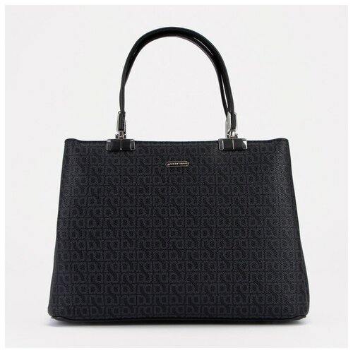 фото Сумка-тоут на молнии, цвет чёрный david jones