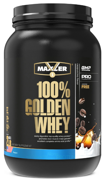 100% Golden Whey, 908 г, Cappuccino / Капучино