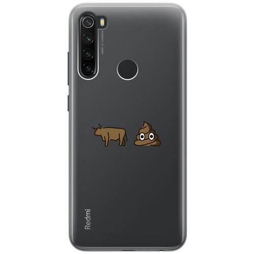 Силиконовый чехол с принтом Bull Shit для Xiaomi Redmi Note 8T / Сяоми Редми Ноут 8Т силиконовый чехол с принтом bull shit для xiaomi redmi 7a сяоми редми 7а