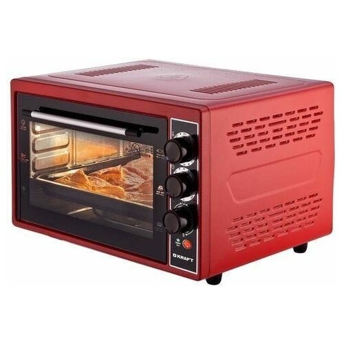 Печь KRAFT KF-MO 3804 RKBL красный 959000₽