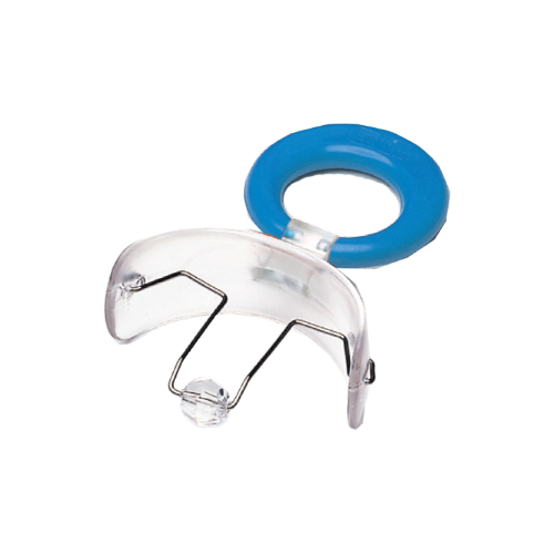 Вестибулярная пластина Muppy с бусинкой, классическая, large (с синим кольцом, от 5 до 8 лет).