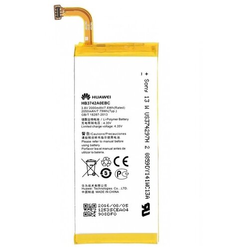 Аккумулятор для Huawei HB3742A0EBC ( Ascend P6/G6/G630 ) brand new 3 8v 2000mah hb3742a0ebc battery huawei ascend p6 p6 u06 p6 c00 p6 t00 ascend g6 g620 g621 g620s g630 bateria