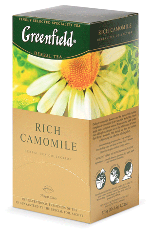 Greenfield чайный напиток на основе ромашки со вкусом и ароматом яблока с корицей Rich Camomile 2г*25п - фотография № 11