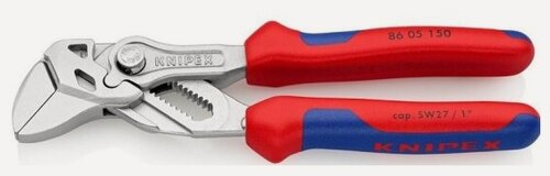 Изображение товара Клещи переставные Knipex 8605150, хромированные, 150 mm