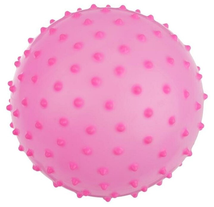 Мячик массажный, матовый пластизоль, d=20 см, 50 г, микс - фотография № 4