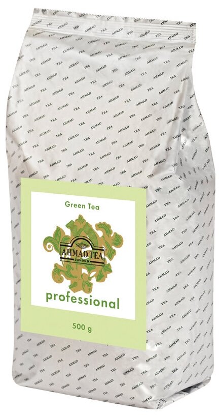 1594 Чай "Ahmad Tea","Professional", Зеленый чай, листовой, пакет, 500г - фотография № 9