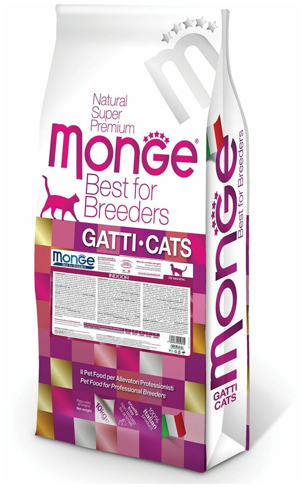 Monge PFB Cat Daily Line Indoor корм с курицей для домашних кошек 10 кг - фотография № 2