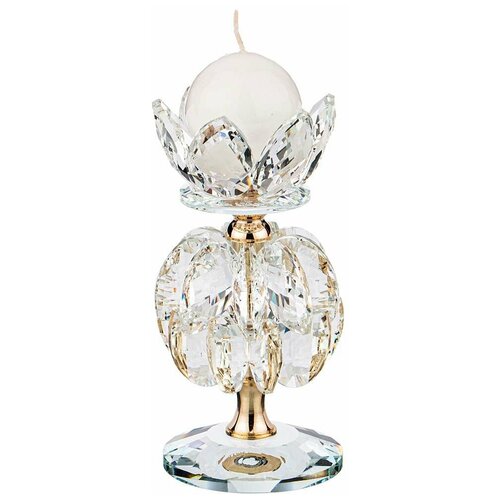 Подсвечник MAGIC CRYSTAL высота 15СМ диаметр=7СМ