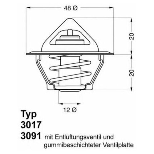 Термостат WAHLER 3017.92D2