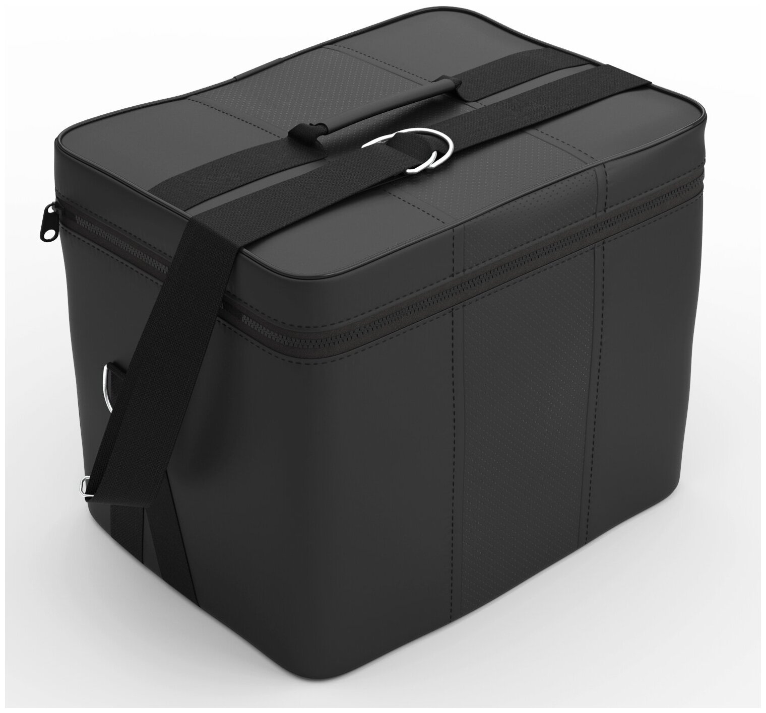 Автомобильная сумка органайзер для ВАЗ Лада Гранта (VAZ Лада Гранта) чёрный-чёрный - фотография № 1