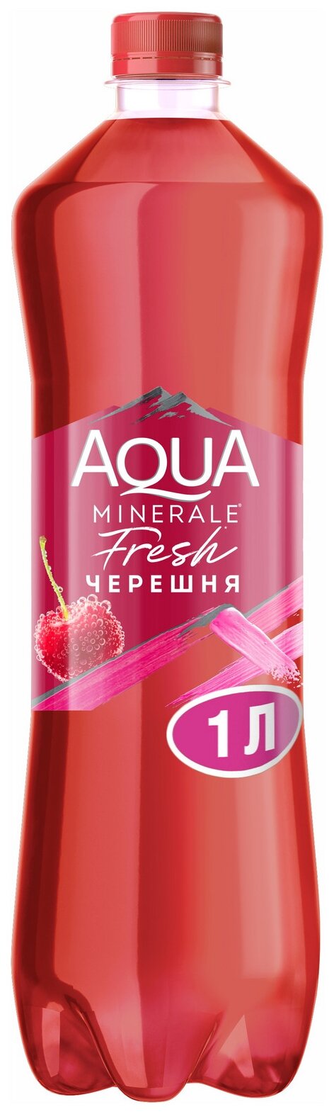 Вода питьевая Aqua Minerale Juicy Черешня 1л X12 - фотография № 1