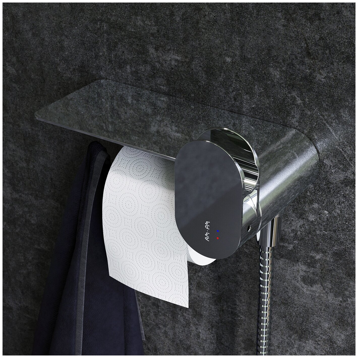 Гигиенический душ со смесителем AM.PM Like F0202600 скрытого монтажа - фотография № 14