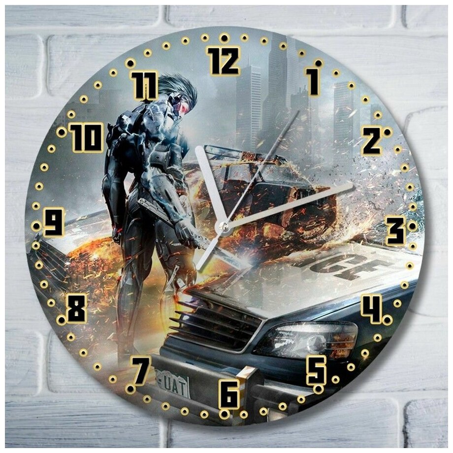 Настенные часы УФ игры Metal Gear Rising Revengeance - 6622