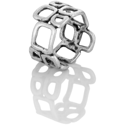 Кольцо L'attrice di base, серебряный дизайнерское женское искусственно состаренное кольцо