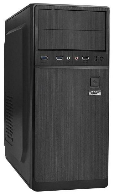 Корпус ATX Exegate XP-402U2-500W-12 500 Вт чёрный