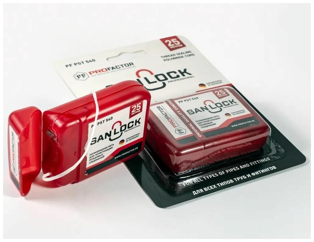 Сантехническая нить для герметизации резьбовых соединений Profactor (25м)