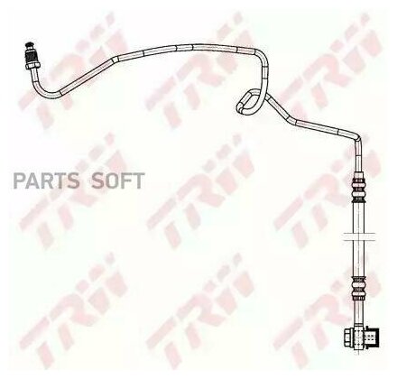 Шланг тормозной TRW / арт. PHD941 - (1 шт)